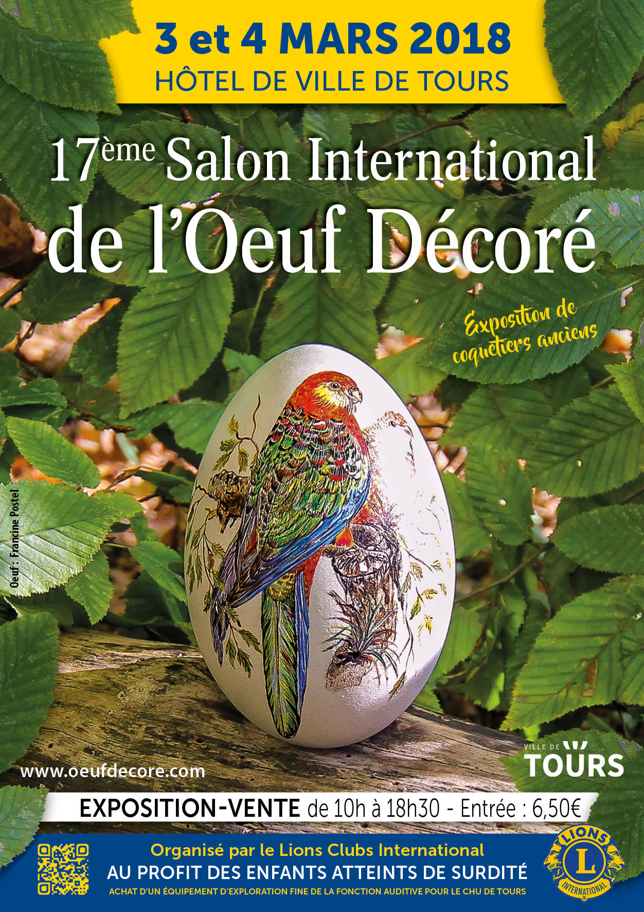 17th Tours Decorated egg International Salon