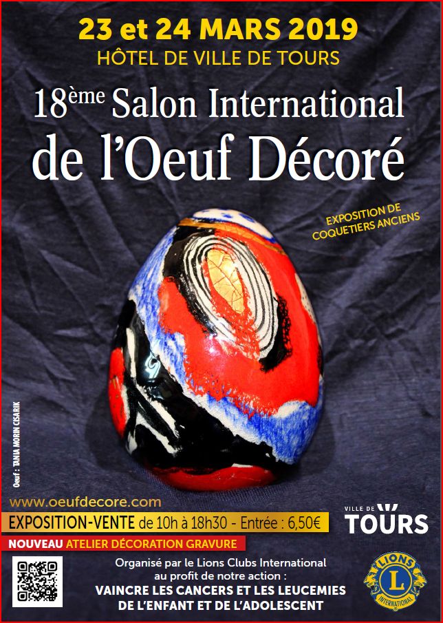 18th Tours Decorated egg International Salon